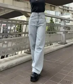 新品】 S/M mid-blue TWWデニム - メルカリ