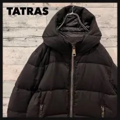 未使用級✨美品TATRAS BARBRA ファーコート ゴールド金具 ロゴ刻印 