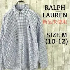 【新品未使用タグ付】90s RALPH LAUREN ポニー刺繍 チェック柄