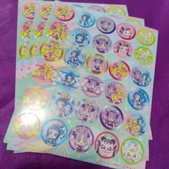 ほめてのばす！ごほうびシール キミとアイドルプリキュア　　90枚（3シート）のサムネイル