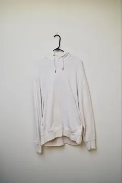 UNIQLO アイボリー フード付きパーカー Lサイズ