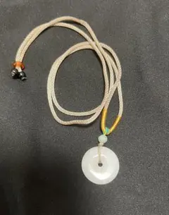 翡翠 円形 ネックレス