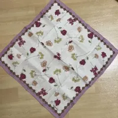 バーバリー 花柄 ハンカチ