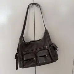 SAMO ONDOH pocket mug bag L nappa blackのサムネイル