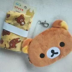 新品未使用】リラックマ ペットボトルカバー ＆ ミニポーチ セット