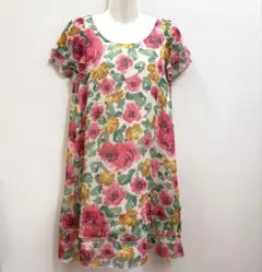 ストロベリーフィールズ 花柄ワンピース シフォンワンピース 半袖ワンピースのサムネイル