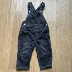 ZARA 黒 オーバーオール 18-24ヶ月