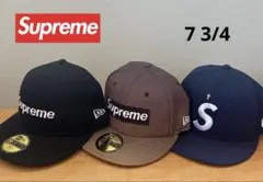 supreme ニューエラ　7 3/4 セットまとめ