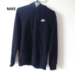 NIKE ナイキ パーカー ブラック ワンポイントロゴ シンプル 定番