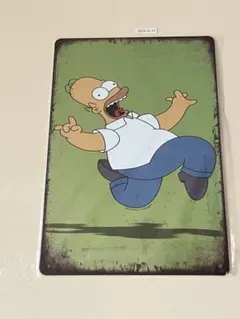 THE SIMPSONS ブリキ看板 レトロデザイン