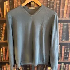 Cruciani クルチアーニ　イタリア製Vセーター 綿100% サイズ44Ｓ