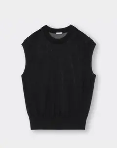 GU シアーセーター　ノースリーブ　新品タグ付き XL フレンチスリーブ