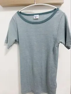 Robert P. Miller Tシャツ　水色　ボーダーのサムネイル