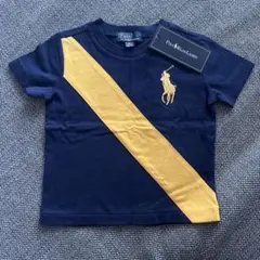 【新品】Polo by Ralph Lauren Tシャツ 80 ネイビーポロ