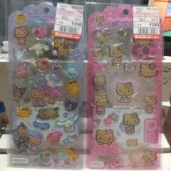 サンリオ ドロップジュエリーシール 日焼けキティ2枚セット