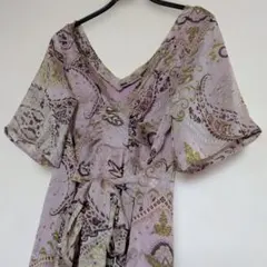 ペイズリー柄 ワンピース スコットクラブ アンティカ antiqua 好きに