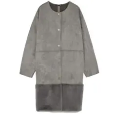 ZARA スウェードムートンコート