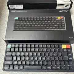 NuPhy｜ニューフィ キーボード Air75 V3 ブラック ba7v3jr NuPhy Air75 V3 Low Profile Wireless Hotswap Mechanical Keyboard
