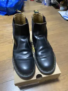 Dr. Martens ブラック サイドゴアブーツ 9 US