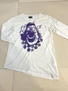 PPFM ピエロプリント Vネックカットソー ホワイト Tシャツ Lのサムネイル