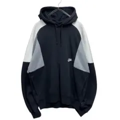 NIKE ワンポイントロゴ ラグランスリーブパーカー メンズM