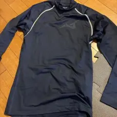 Mizuno 長袖アンダーシャツ 160 ネイビー