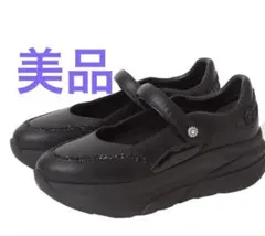 【美品】diana ブラック メリージェーン厚底シューズ