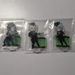 ツイステ アクリルスタンド 3個セット 寮服 シルバー セベク リリア