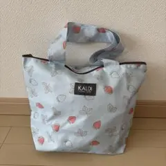カルディ　いちごバッグ　2026 KALDI エコバッグ