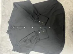 ブラック パフスリーブ シャツ