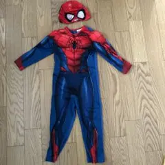 スパイダーマン コスチューム 110cm 帽子付き