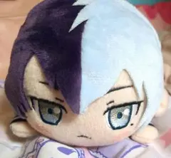 プロセカ　青柳冬弥　寝そべり　ぬいぐるみ　私服　ビビバス