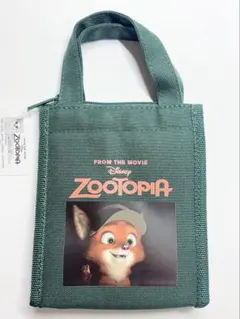 【新品・未使用】 ズートピア/ニック・ワイルド/ランチバッグスクエア(SS)