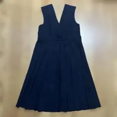 Vネック ジャンパースカート　総丈77cm