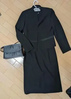 7号　喪服　ジャケット　ワンピース　バッグセット　セレモニーフォーマル※急ぎ不可