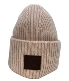 正規品・旧タグ】Acne Studios ニット帽 FACEロゴ グレー - メルカリ