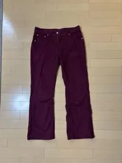 ワインレッド　パンツ　90s 00s