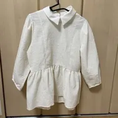 chocol raffine アイボリー 長袖シャツ L