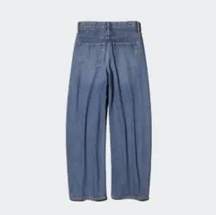 ユニクロ　ワイドバギーカーブジーンズ