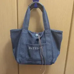 BAYFLOW デニムトートバッグ ダークブルー