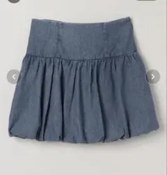 JEANASIS バルーンデニムミニスカートのサムネイル