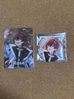 めておら ロゼ すとふぇす 缶バッジ カード