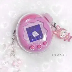 たまごっちパラダイス 全面 保護ケース ハード ラメ入り クリアカバー