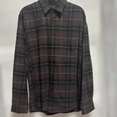 UNIQLO チェック柄シャツ L綿100%