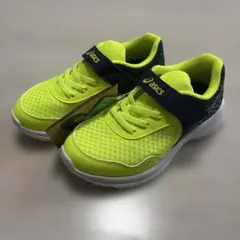 新品.未使用.タグ付.ASICS.アシックス.KIDS.スニーカー.白底.19.