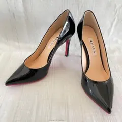 極美品✨DIANA ダイアナ レッドソール エナメル パンプス 22.5