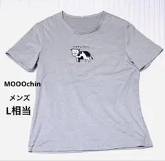 SHEIN 牛柄 Tシャツ MOOOchin ムーちん 半袖 グレー L相当のサムネイル