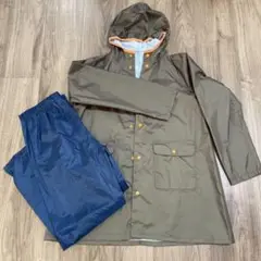未使用品　JAGUY]ヤガイ レインウェア上下セット 140-150