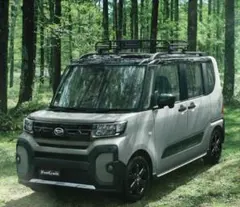 新型 ムーヴキャンバス ダイハツ 純正 ルーフキャリア ブラック 黒