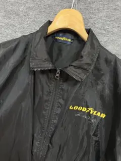 古着 GOOD YEAR RACING グッドイヤー ナイロンジャケット 黒 Lのサムネイル
